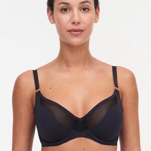 Pure Light Unlined Bra - Black